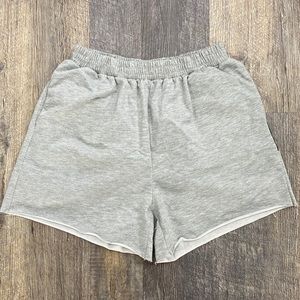 Shein gray butterfly short sweats